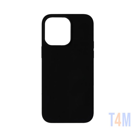 Capa de Silicone para Apple iPhone 14 Pro Preto